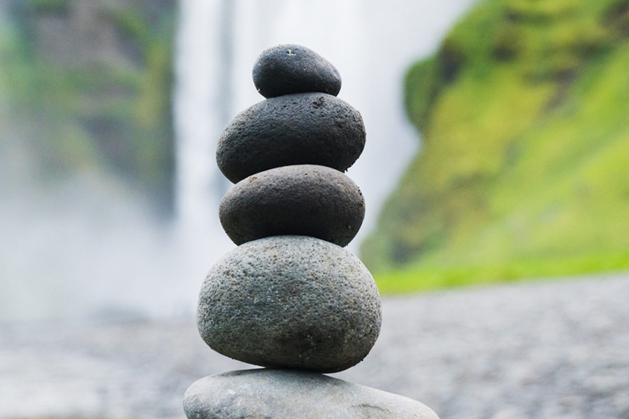 stacked stones