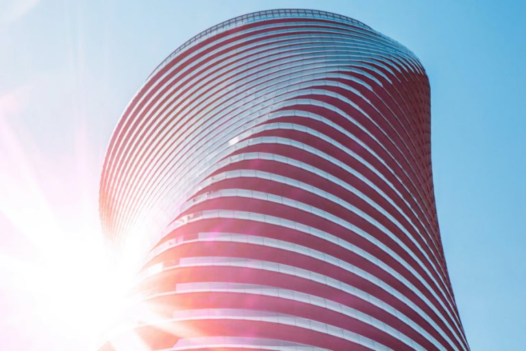modern circular building