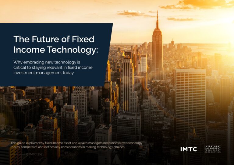 The Future of Fixed Income Tech report cover