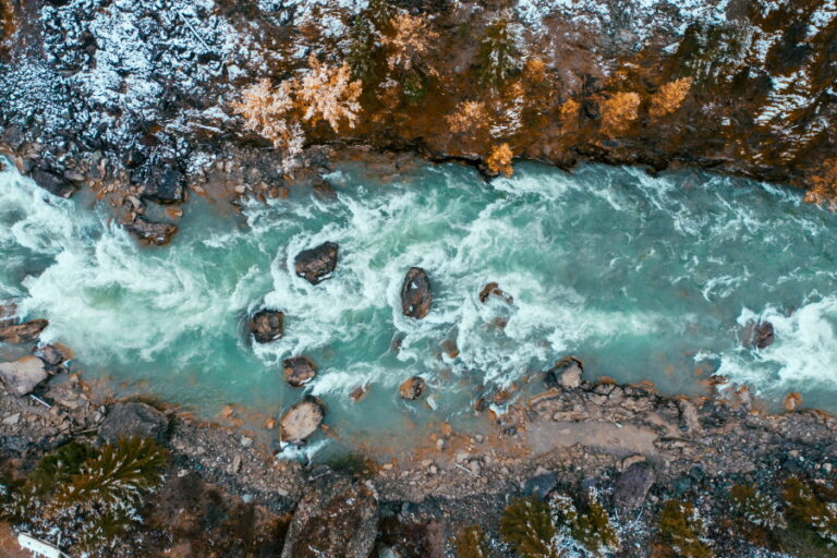 river with rapids