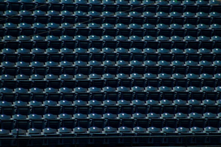 empty stadium seating