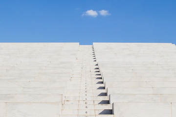 modern stairs amphitheater