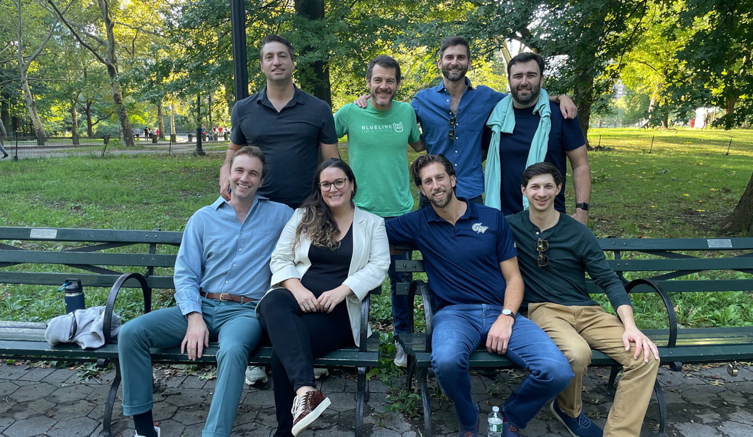Photo of team outing in Central Park