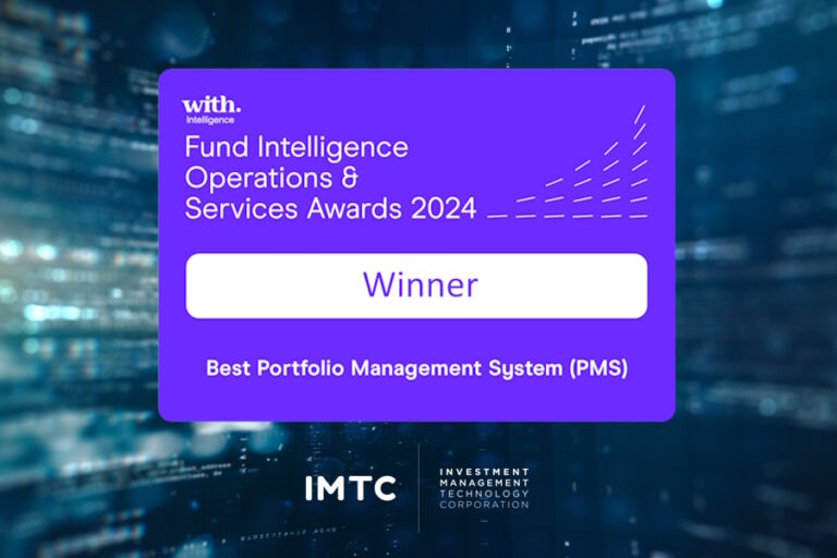 IMTC wins Best Portfolio Management System in the Fund Intelligence Awards