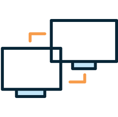 Interconnected systems icon