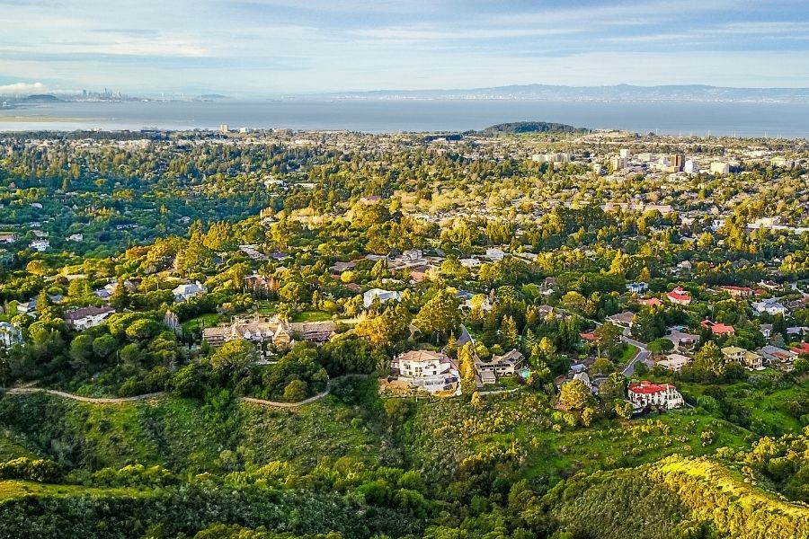 View of San Mateo CA