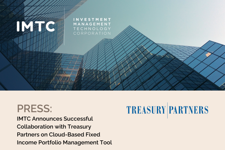 Press Release announcement - Treasury Partners as client